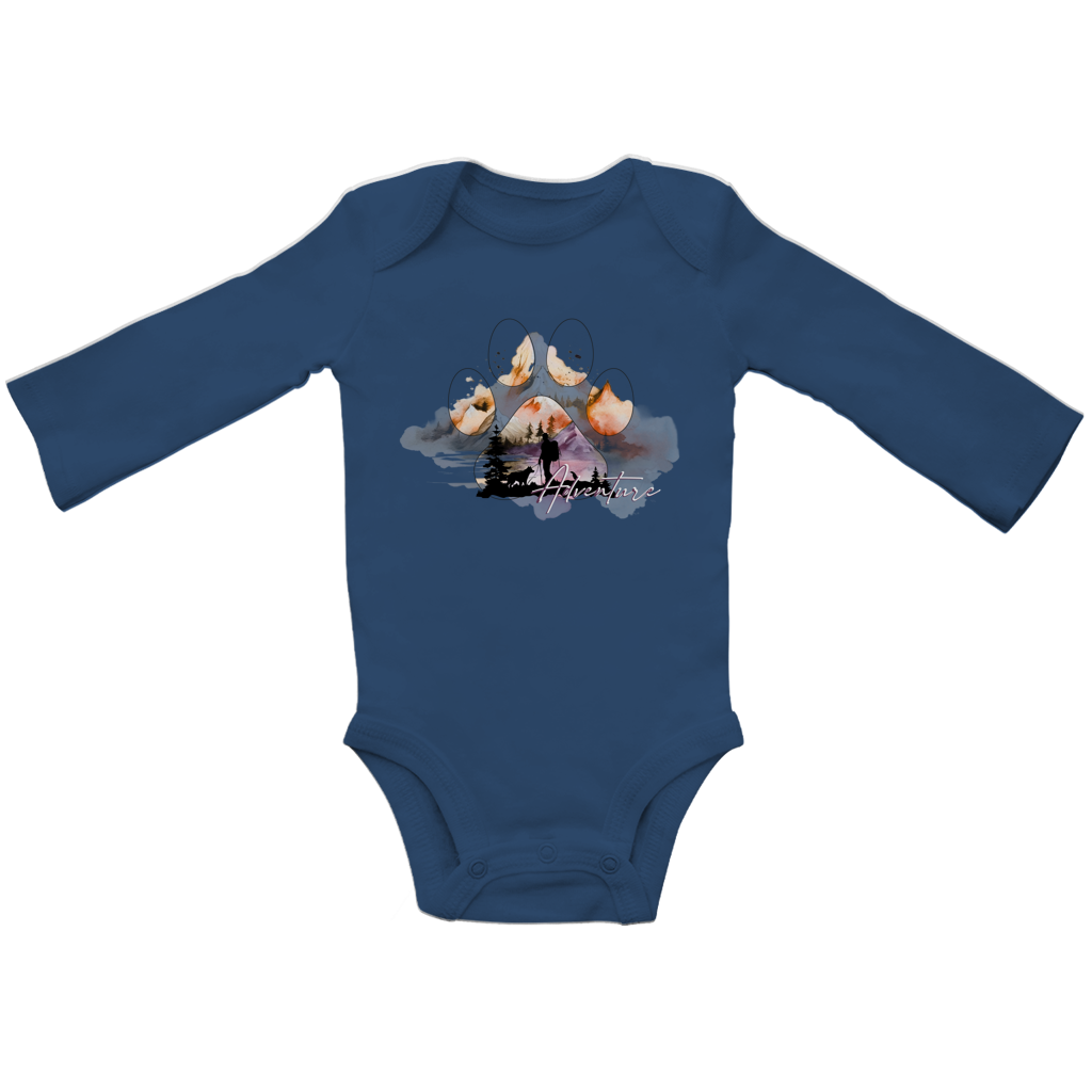 Baby Bio Bodysuite Langarm Pfote Adventure 4