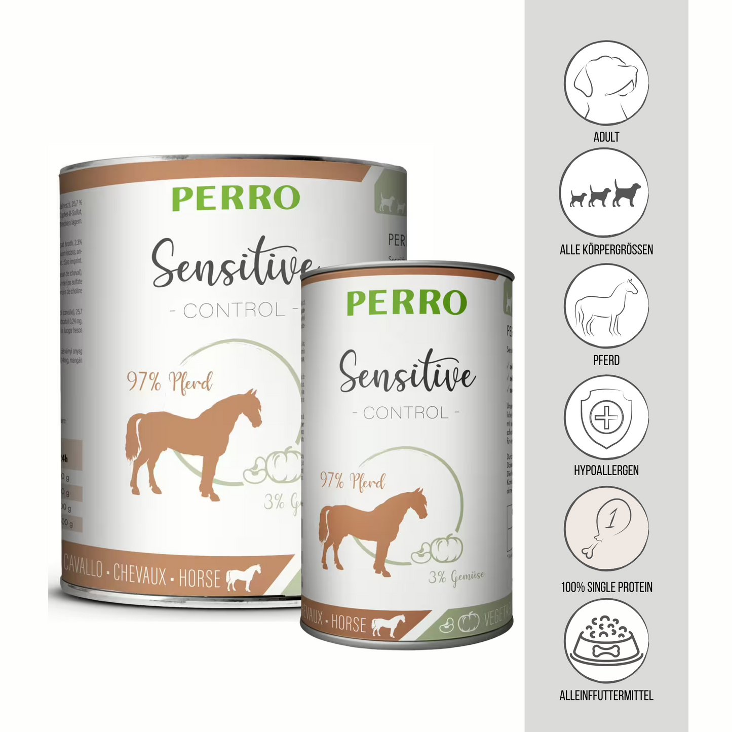 PERRO Sensitive Control Pferd + Gemüse