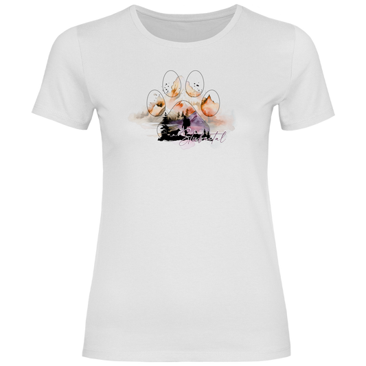Damen T-Shirt Pfote Stubaital 4