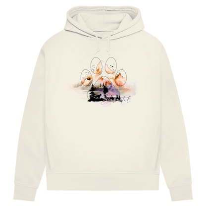 Damen Premium Bio Hoodie Pfote Stubaital 4