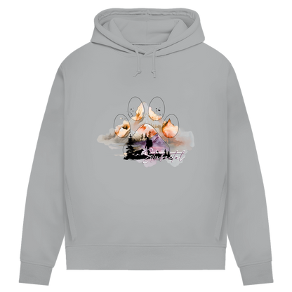 Damen Premium Bio Hoodie Pfote Stubaital 4