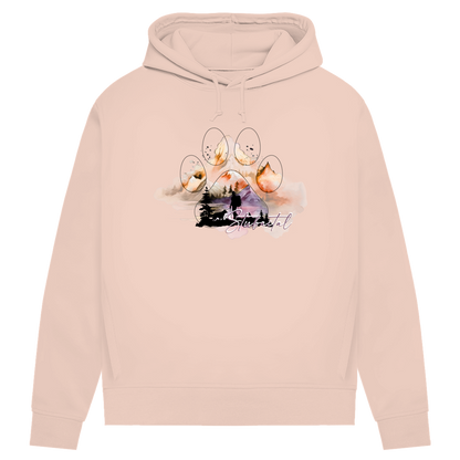 Damen Premium Bio Hoodie Pfote Stubaital 4