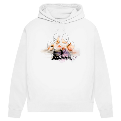 Damen Premium Bio Hoodie Pfote Stubaital 4