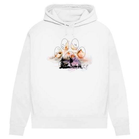 Damen Premium Bio Hoodie Pfote Stubaital 4
