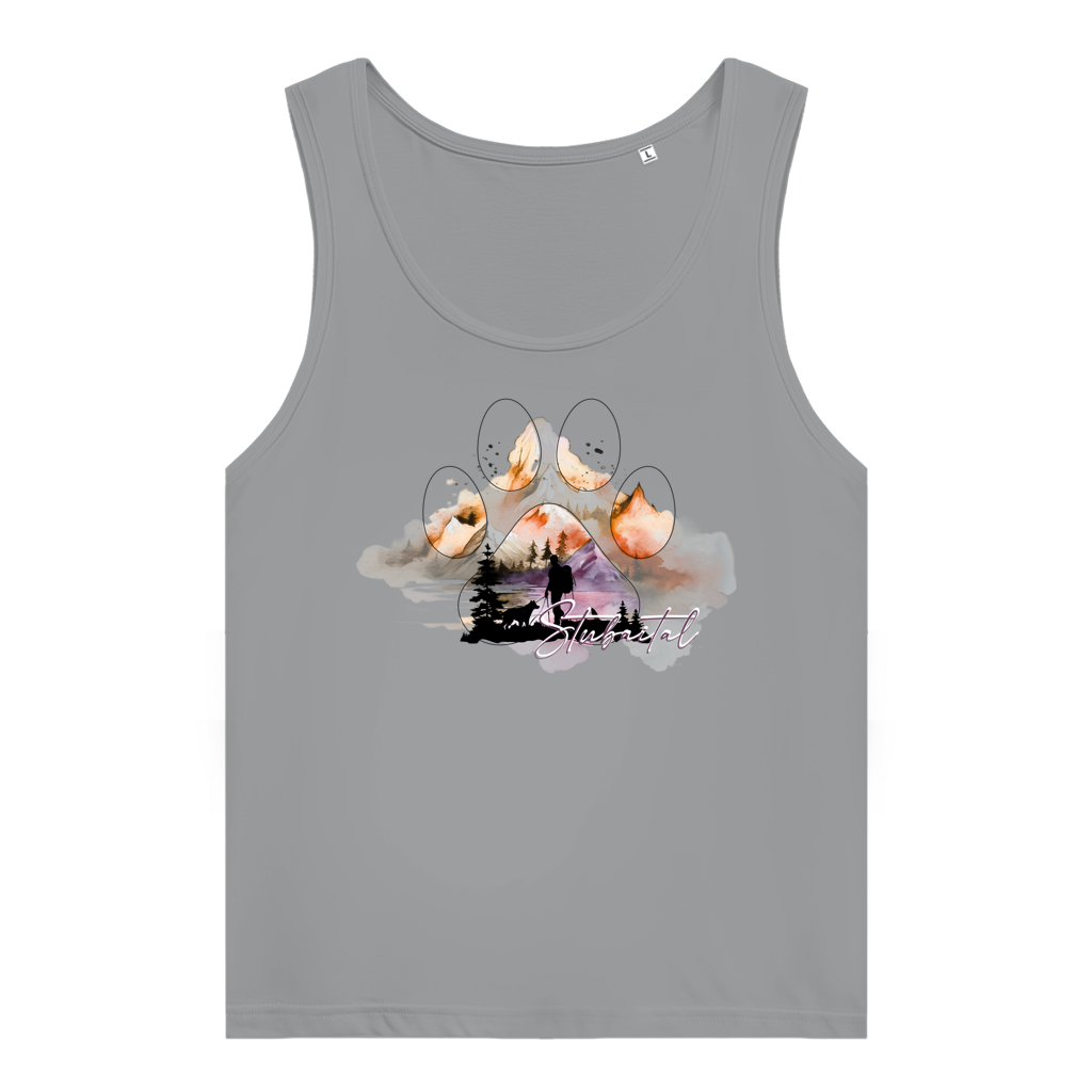 Damen Premium Organic Tank Top Pfote Stubaital 4