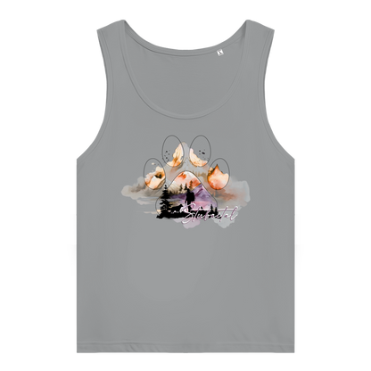 Damen Premium Organic Tank Top Pfote Stubaital 4