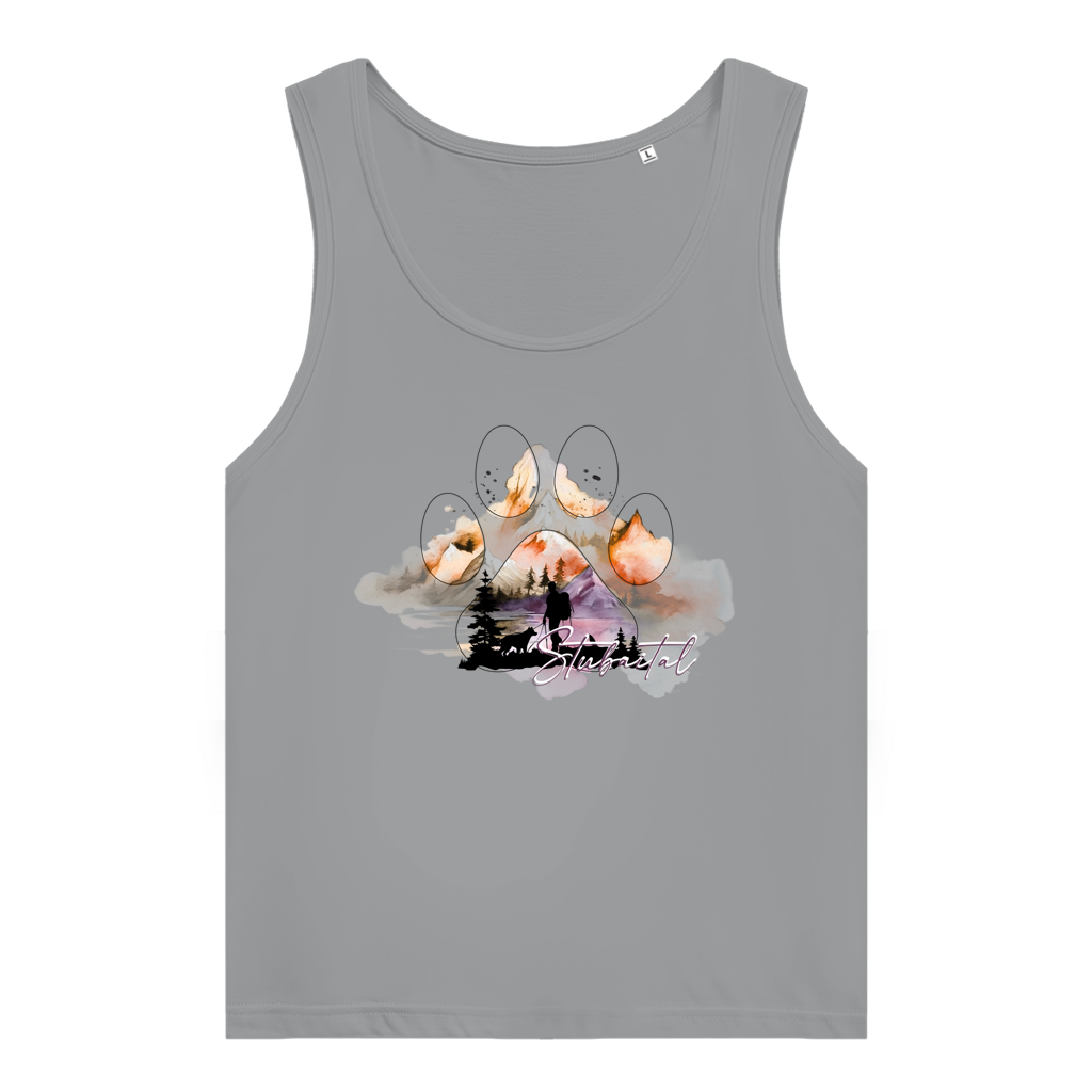 Damen Premium Organic Tank Top Pfote Stubaital 4