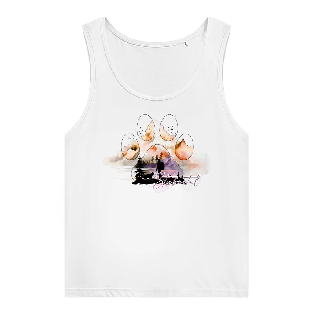 Damen Premium Organic Tank Top Pfote Stubaital 4