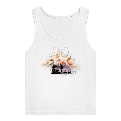 Damen Premium Organic Tank Top Pfote Stubaital 4