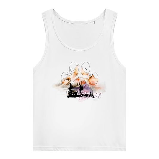 Damen Premium Organic Tank Top Pfote Stubaital 4