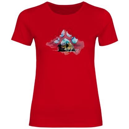Damen T-Shirt Pfote Stubaital 3