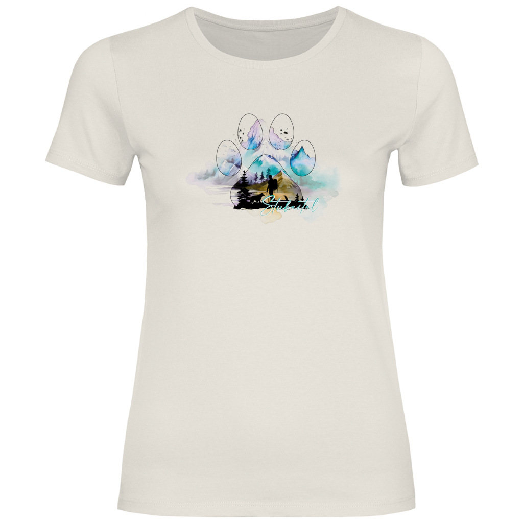 Damen T-Shirt Pfote Stubaital 3
