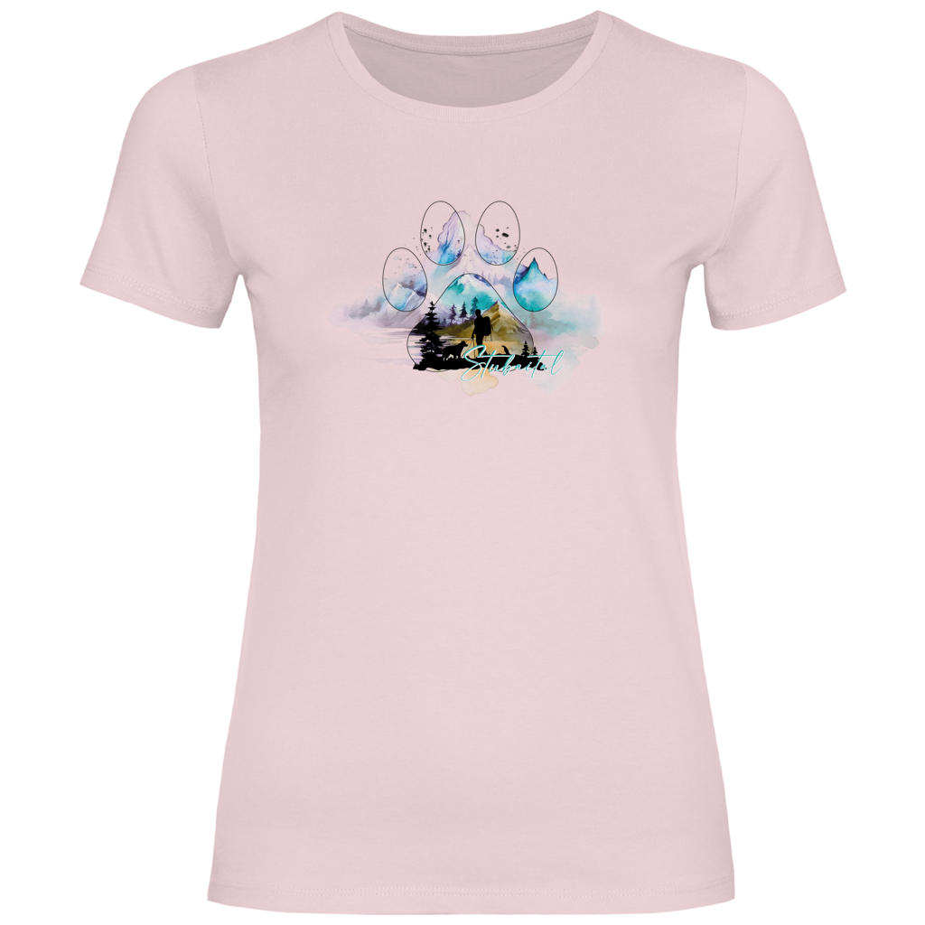Damen T-Shirt Pfote Stubaital 3