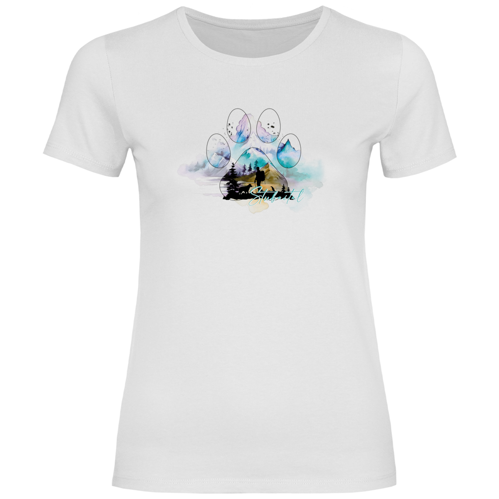 Damen T-Shirt Pfote Stubaital 3