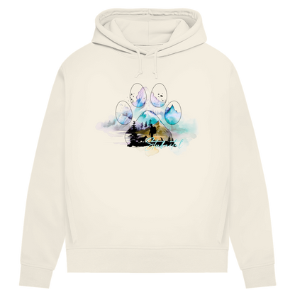 Damen Premium Bio Hoodie Pfote Stubaital 3