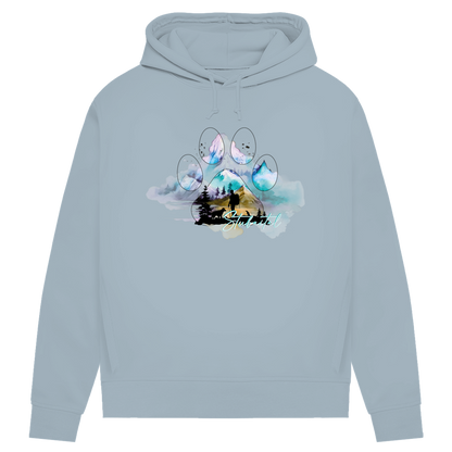 Damen Premium Bio Hoodie Pfote Stubaital 3