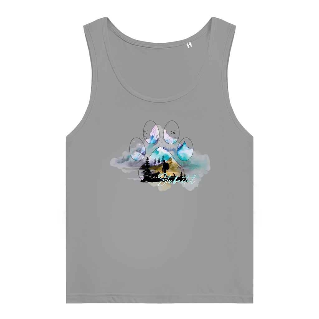 Damen Premium Organic Tank Top Pfote Stubaital 3
