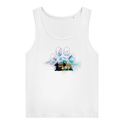 Damen Premium Organic Tank Top Pfote Stubaital 3