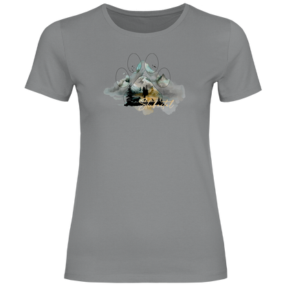 Damen T-Shirt Pfote Stubaital 2