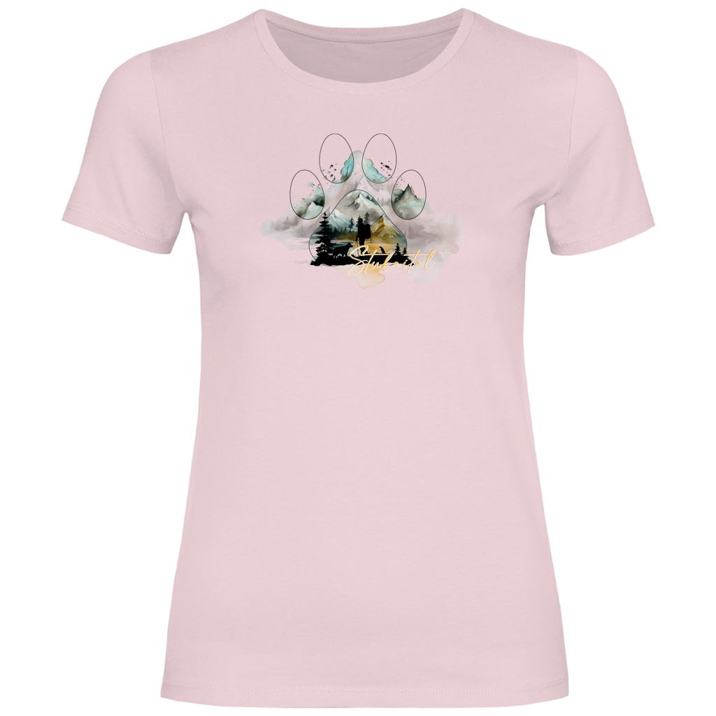 Damen T-Shirt Pfote Stubaital 2