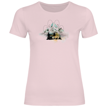 Damen T-Shirt Pfote Stubaital 2