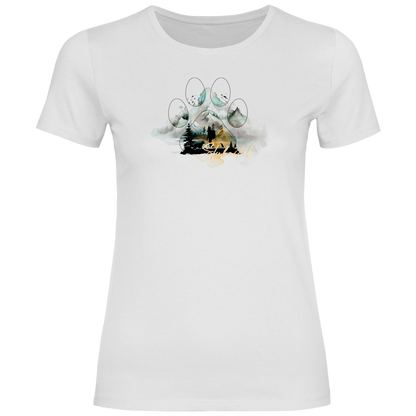 Damen T-Shirt Pfote Stubaital 2