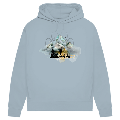 Damen Premium Bio Hoodie Pfote Stubaital 2