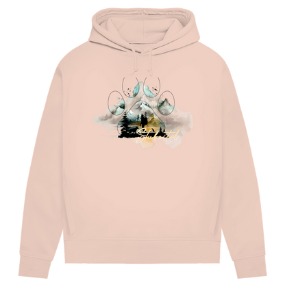 Damen Premium Bio Hoodie Pfote Stubaital 2