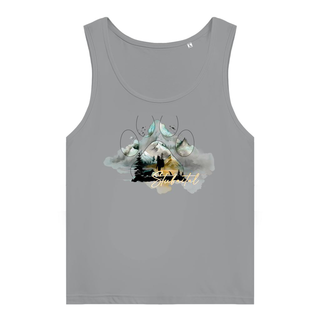 Damen Premium Organic Tank Top Pfote Stubaital 2