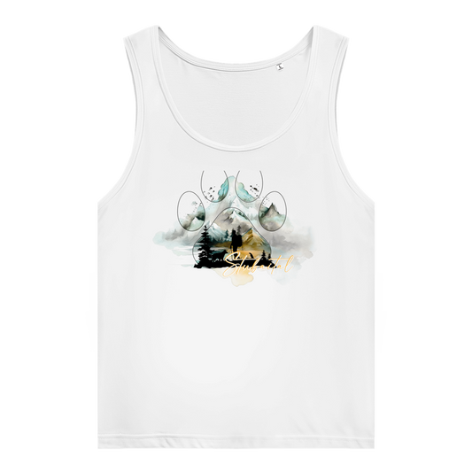 Damen Premium Organic Tank Top Pfote Stubaital 2