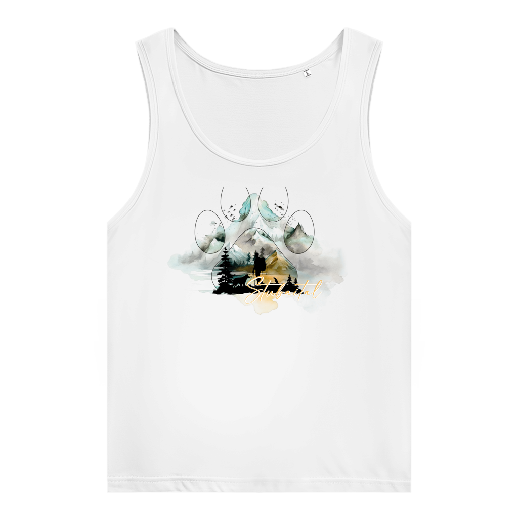 Damen Premium Organic Tank Top Pfote Stubaital 2