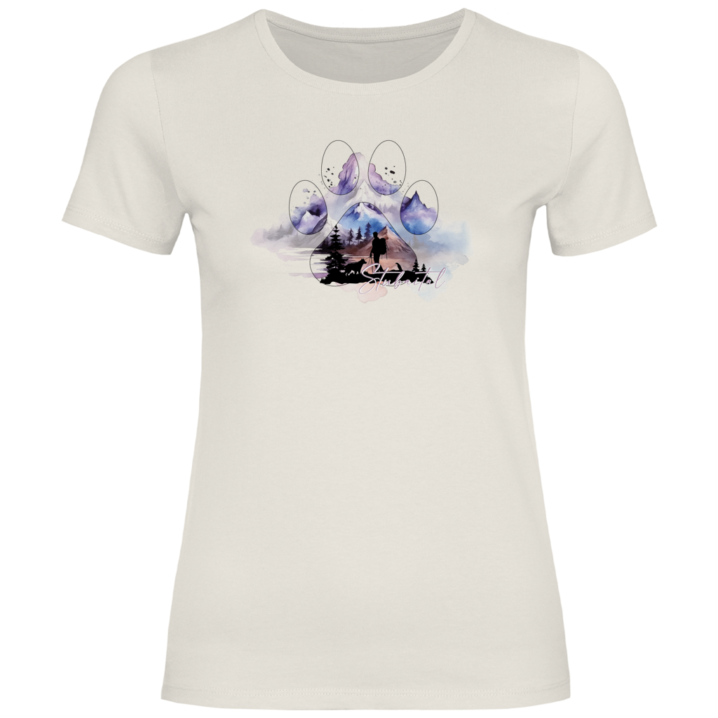 Damen T-Shirt Pfote Stubaital 1