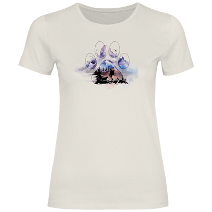 Damen T-Shirt Pfote Stubaital 1