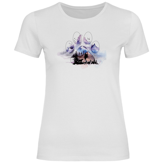 Damen T-Shirt Pfote Stubaital 1