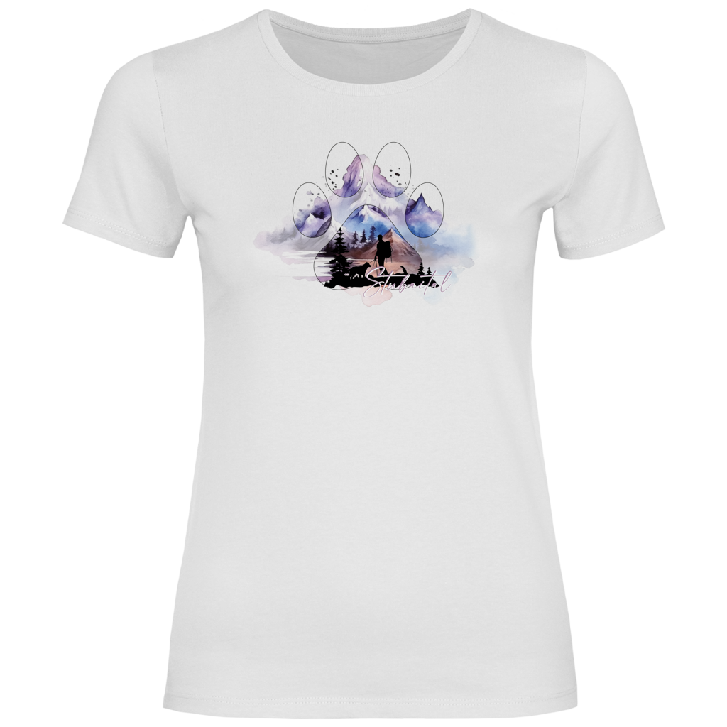 Damen T-Shirt Pfote Stubaital 1