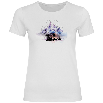 Damen T-Shirt Pfote Stubaital 1