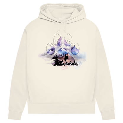 Damen Premium Bio Hoodie Pfote Stubaital 1
