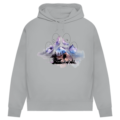 Damen Premium Bio Hoodie Pfote Stubaital 1