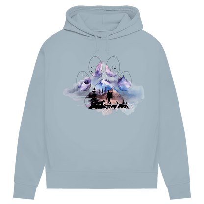 Damen Premium Bio Hoodie Pfote Stubaital 1