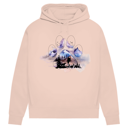 Damen Premium Bio Hoodie Pfote Stubaital 1
