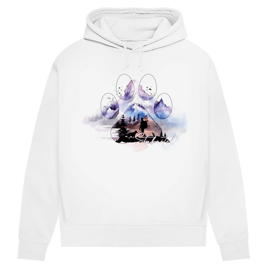 Damen Premium Bio Hoodie Pfote Stubaital 1