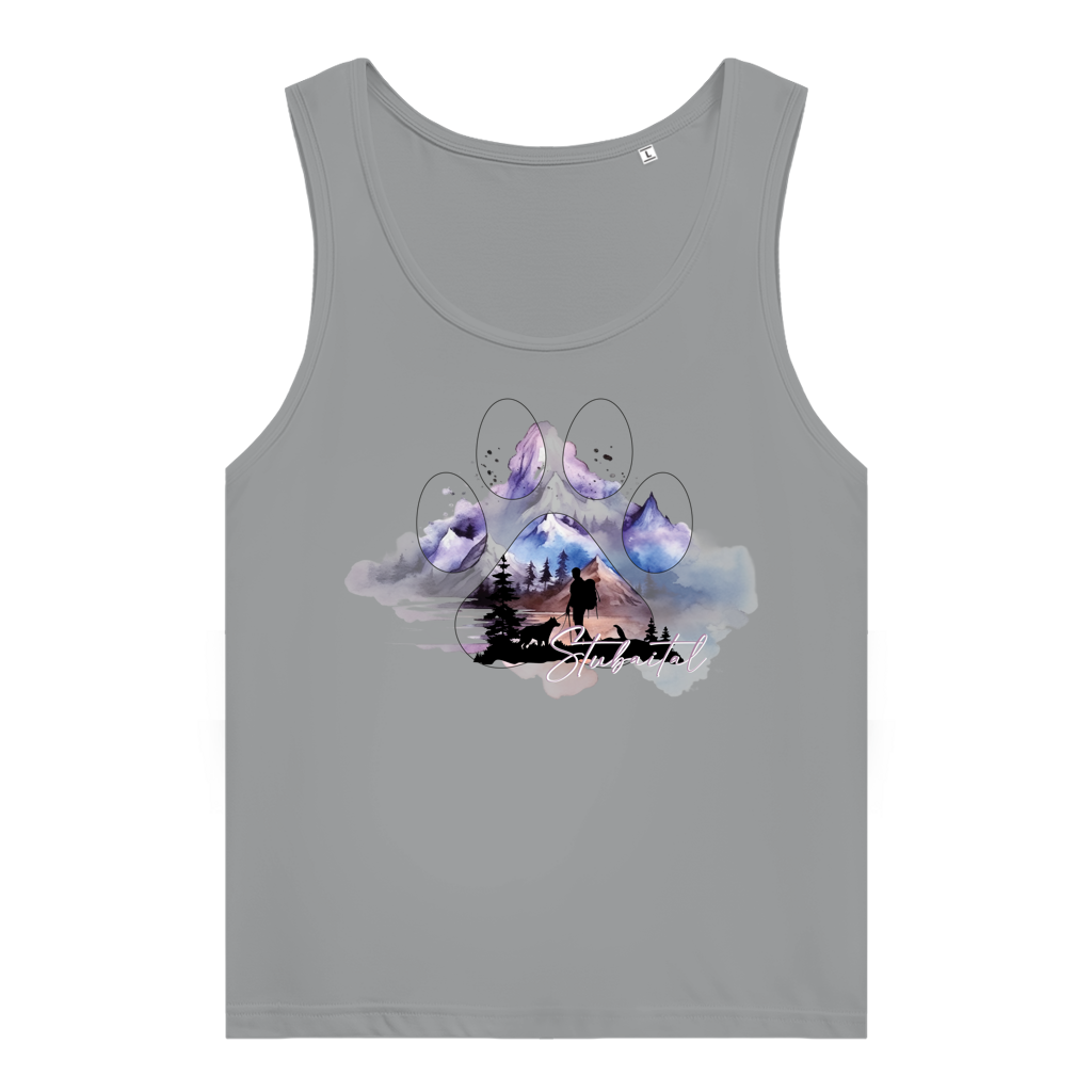 Damen Premium Organic Tank Top Pfote Stubaital 1