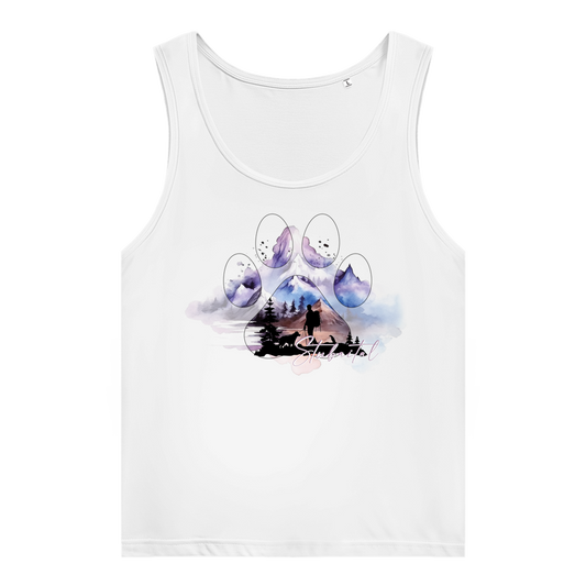 Damen Premium Organic Tank Top Pfote Stubaital 1