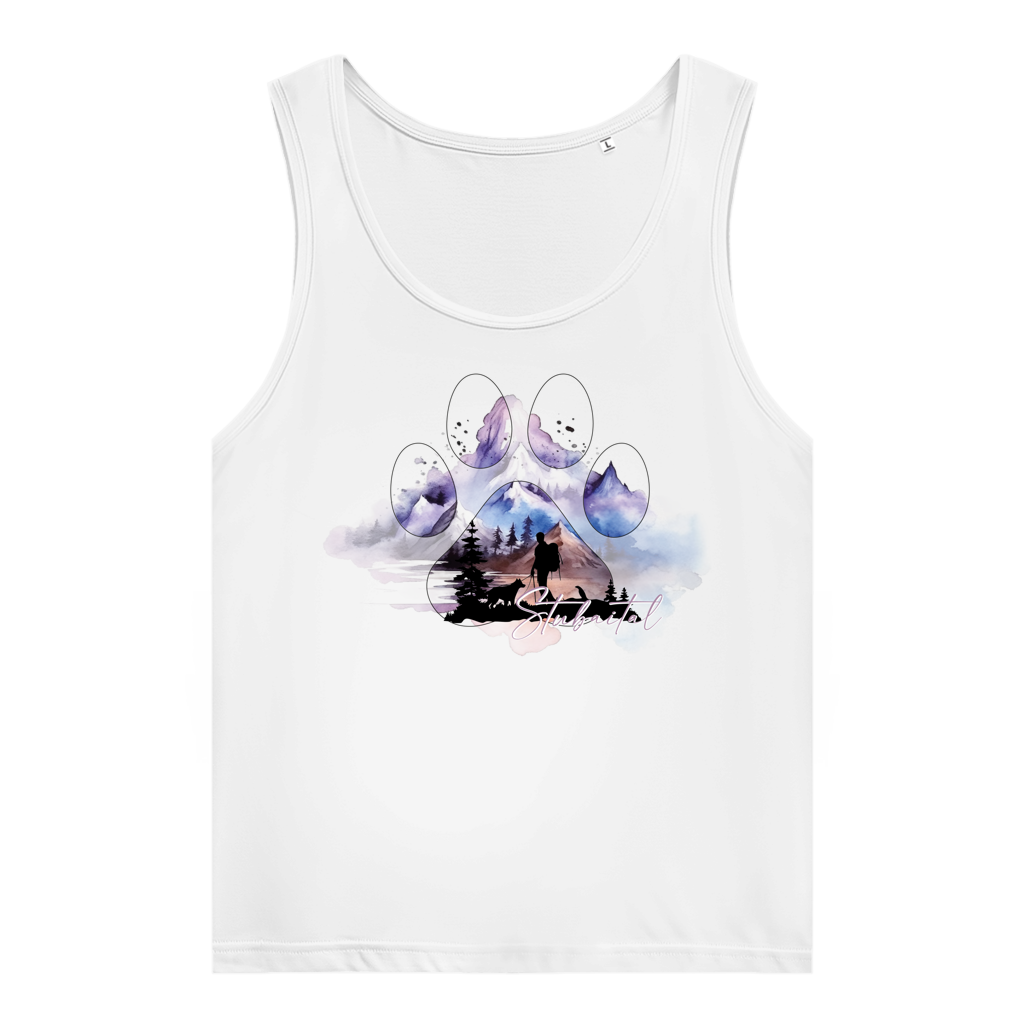 Damen Premium Organic Tank Top Pfote Stubaital 1