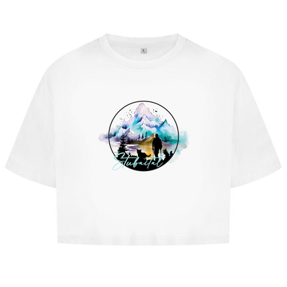Damen Oversize Crop Top  Stubaital 2
