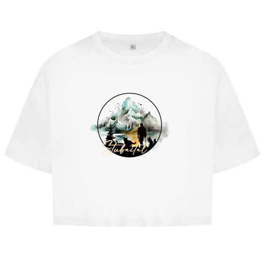 Damen Oversize Crop Top  Stubaital 3