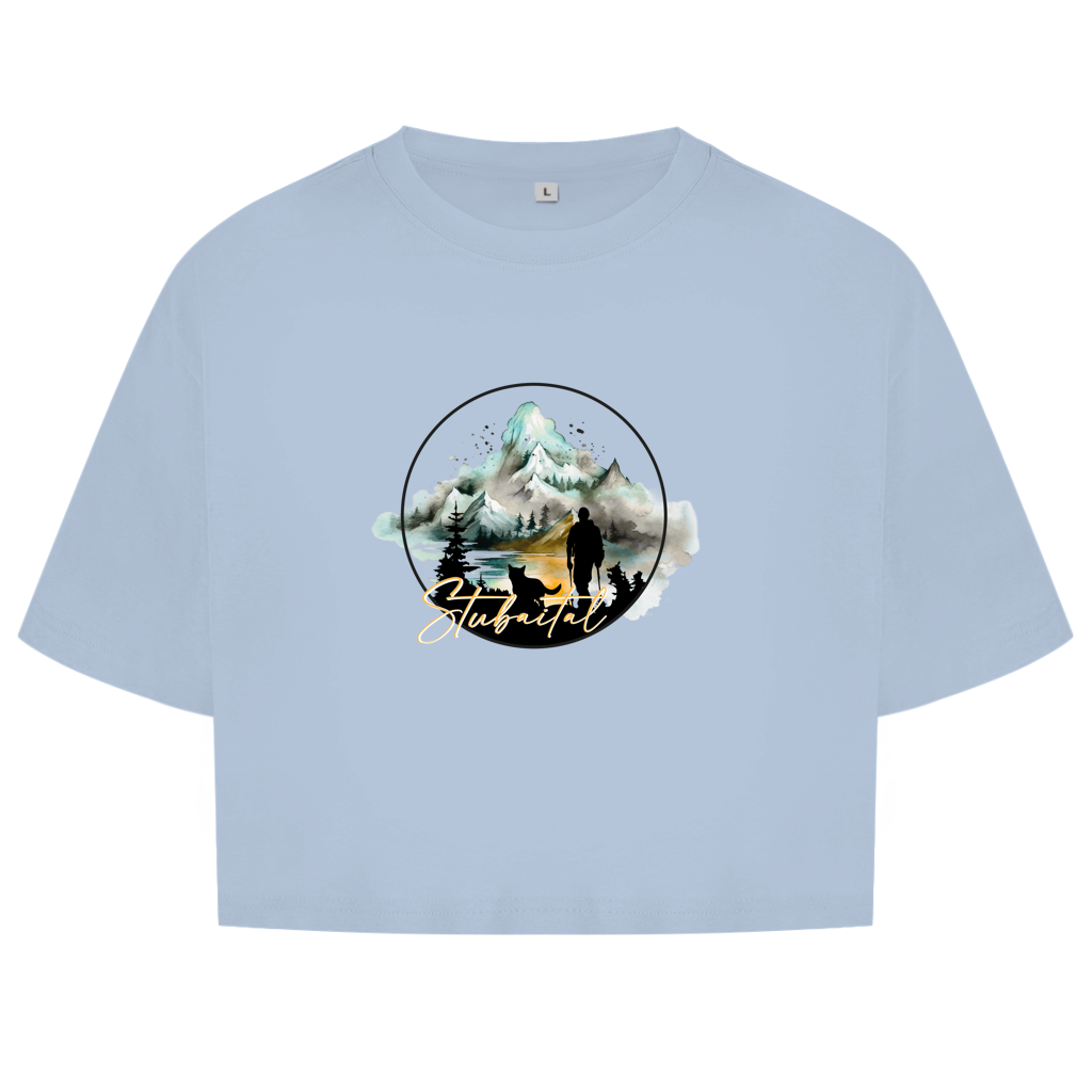 Damen Oversize Crop Top  Stubaital 3