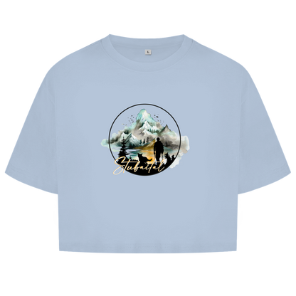Damen Oversize Crop Top  Stubaital 3