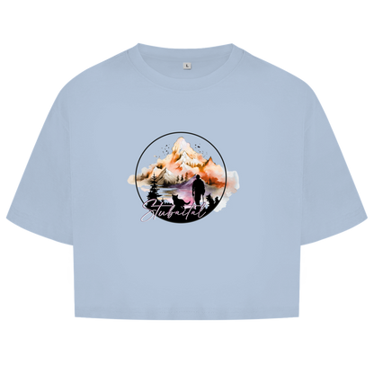 Damen Oversize Crop Top  Stubaital 4
