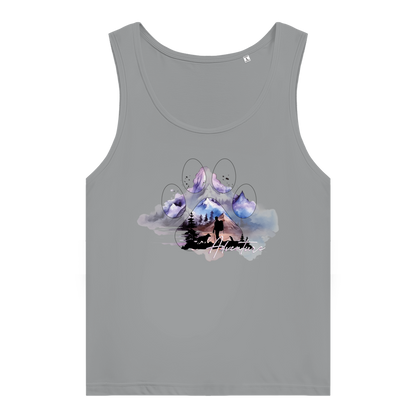 Damen Premium Organic Tank Top  Pfote Adventure 1